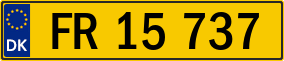 Truck License Plate
